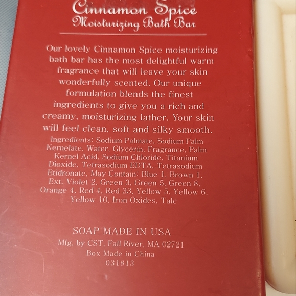 Cinnamon spice large bar soap moisturizing bath bar - Picture 4 of 4